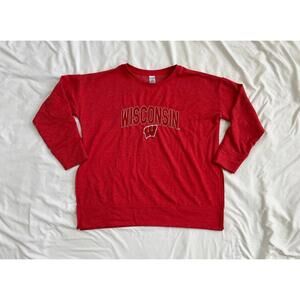 Liv casual women’s size XL red University of Wisconsin sweatshirt
